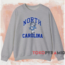 North Carolina UNC Rameses Shirt 3 North Carolina Unc Rameses Shirt Grey Sweatshirt