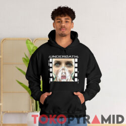 Nostalgic Underoath Shirt Cover From Album Theyre Only Chasing Safety In Hanes 2000 Hoodie