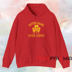 Notre Dame 1977 National Champions Shirt 2 Notre Dame 1977 National Champions Shirt Red Hoodie