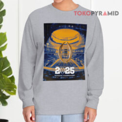 Notre Dame Fighting Irish 2025 College Football Playoff National Championship Jan 20 Atlanta GA Poster Shirt 4 Notre Dame Fighting Irish 2025 College Football Playoff National Championship Jan 20 Atlanta Ga Poster Long sleeved