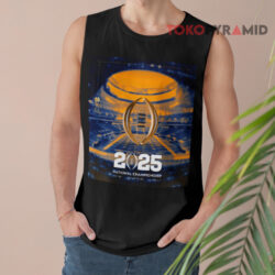Notre Dame Fighting Irish 2025 College Football Playoff National Championship Jan 20 Atlanta GA Poster Shirt 2 Notre Dame Fighting Irish 2025 College Football Playoff National Championship Jan 20 Atlanta Ga Poster Tank Top