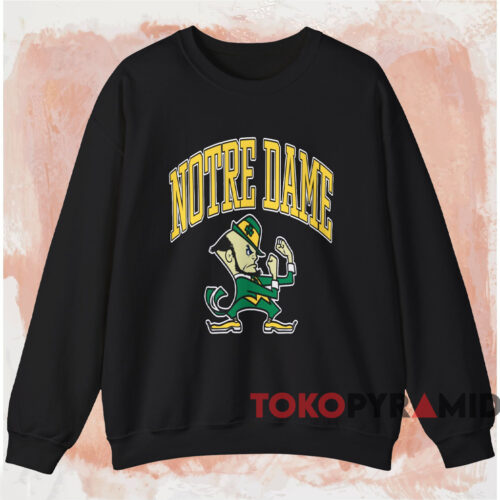 Notre Dame Fighting Irish Big Logo Shirt Black Sweatshirt Notre Dame Fighting Irish Big Logo Shirt Black Sweatshirt