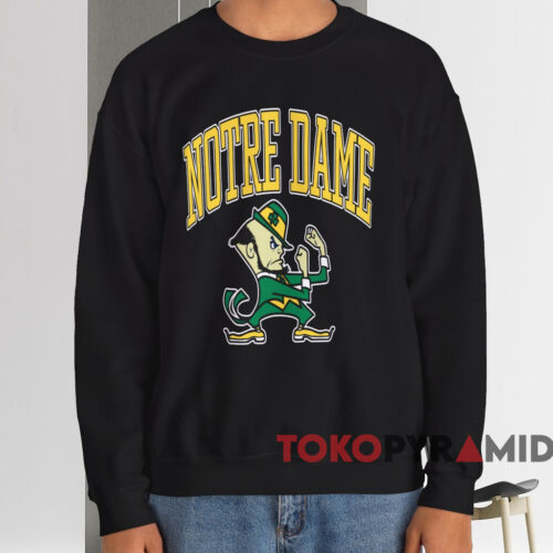 Notre Dame Fighting Irish Big Logo Shirt Black Sweatshirt Notre Dame Fighting Irish Big Logo Shirt Black Sweatshirt