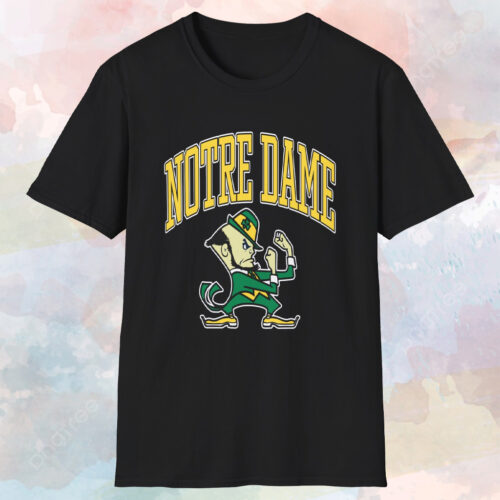 Notre Dame Fighting Irish Big Logo Shirt Black T shirt Notre Dame Fighting Irish Big Logo Shirt Black T shirt