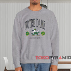 Notre Dame Fighting Irish Big Logo Shirt 3 Notre Dame Fighting Irish Big Logo Shirt Grey Sweatshirt