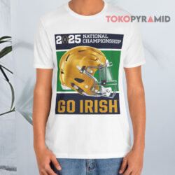 Notre Dame Fighting Irish College Football 2025 National Champions Go Irish White T shirt