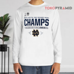Notre Dame Fighting Irish College Football Playoff 2025 Capital One Orange Bowl Champions On Our Way To The A Long sleeved