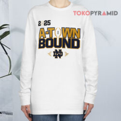 Notre Dame Fighting Irish College Football Playoff 2025 National Championship Game A town Bound Long sleeved