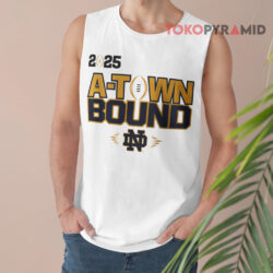 Notre Dame Fighting Irish College Football Playoff 2025 National Championship Game A town Bound Tank Top