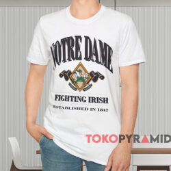 Notre Dame Fighting Irish Est In 1842 Shirt White T shirt