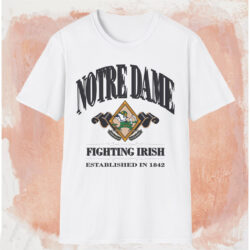 Notre Dame Fighting Irish Est In 1842 Shirt White T shirt