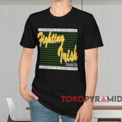 Notre Dame Fighting Irish Founded 1842 Shirt Black T shirt