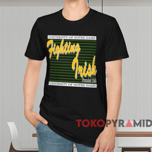Notre Dame Fighting Irish Founded 1842 Shirt Black T shirt Notre Dame Fighting Irish Founded 1842 Shirt Black T shirt