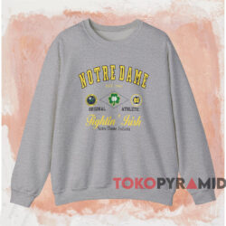 Notre Dame Fighting Irish Indiana Shirt 3 Notre Dame Fighting Irish Indiana Shirt Grey Sweatshirt