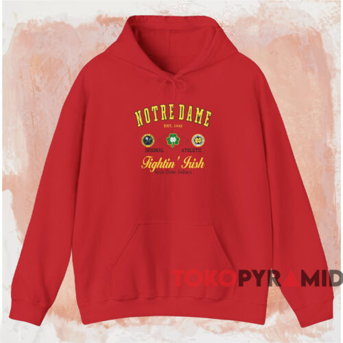 Notre Dame Fighting Irish Indiana Shirt Red Hoodie Notre Dame Fighting Irish Indiana Shirt Red Hoodie