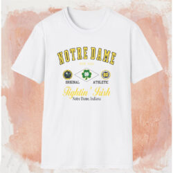Notre Dame Fighting Irish Indiana Shirt White T shirt