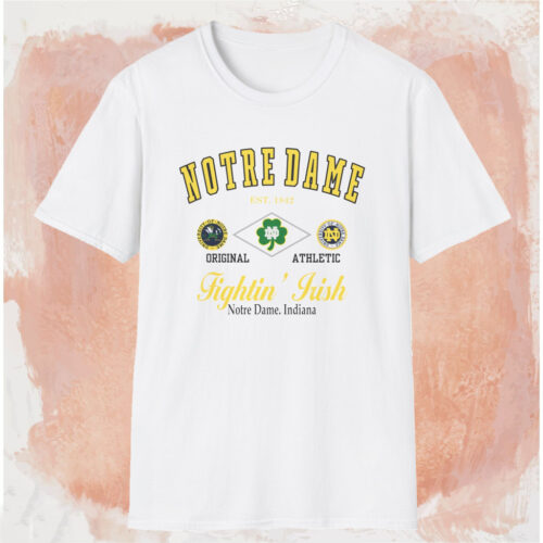 Notre Dame Fighting Irish Indiana Shirt White T shirt Notre Dame Fighting Irish Indiana Shirt White T shirt