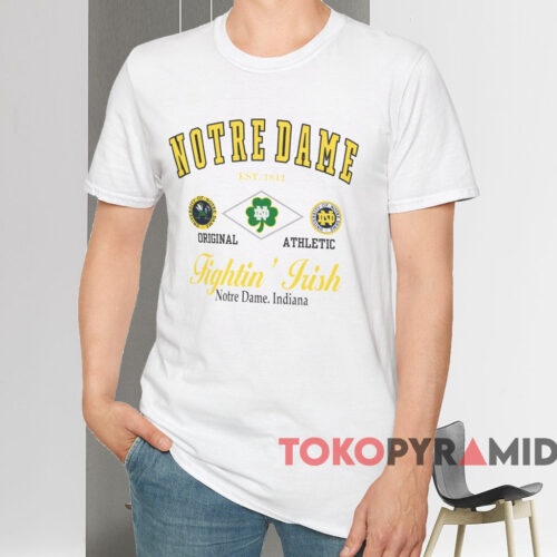 Notre Dame Fighting Irish Indiana Shirt White T shirt Notre Dame Fighting Irish Indiana Shirt White T shirt