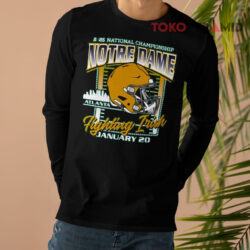 Notre Dame Fighting Irish Kelly 2025 National Championship Shirt 4 Notre Dame Fighting Irish Kelly 2025 National Championship Long sleeved