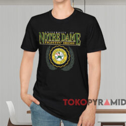 Notre Dame Fighting Irish Logo Est 1842 Shirt Black T shirt