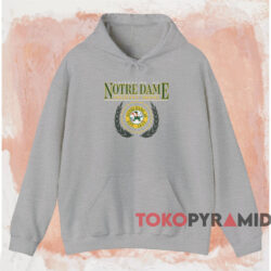 Notre Dame Fighting Irish Logo Est 1842 Shirt 2 Notre Dame Fighting Irish Logo Est 1842 Shirt Grey Hoodie