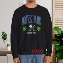 Notre Dame Fighting Irish ND Logo Shirt 4 Notre Dame Fighting Irish Nd Logo Shirt Black Sweatshirt