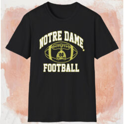 Notre Dame Football Champion Shirt Black T shirt