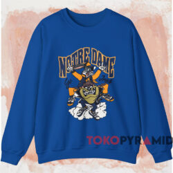Notre Dame Go Irish Looney Tunes Shirt 4 Notre Dame Go Irish Looney Tunes Shirt Blue Sweatshirt