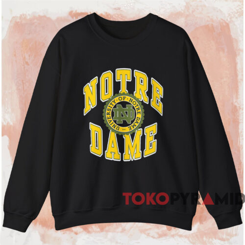 Notre Dame University Seal Logo Shirt Black Sweatshirt Notre Dame University Seal Logo Shirt Black Sweatshirt