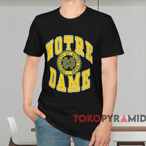 Notre Dame University Seal Logo Shirt Black T shirt Notre Dame University Seal Logo Shirt Black T shirt