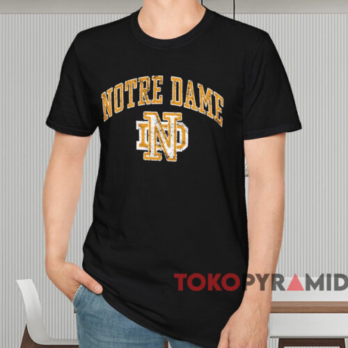 Notre Dame Vintage Logo Shirt Black T shirt Notre Dame Vintage Logo Shirt Black T shirt