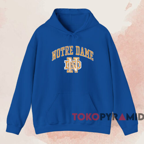 Notre Dame Vintage Logo Shirt Blue Hoodie Notre Dame Vintage Logo Shirt Blue Hoodie