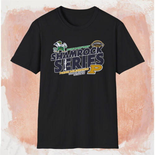 Notre Dame Vs Purdue Boilermakers Shamrock Series Shirt Black T shirt Notre Dame Vs Purdue Boilermakers Shamrock Series Shirt Black T shirt