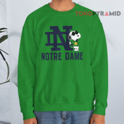 Notre Dame x Snoopy UND Shirt 3 Notre Dame X Snoopy Und Sweatshirt