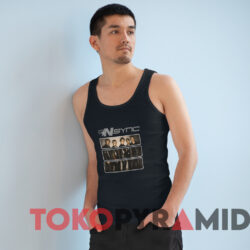 NSYNC 2001 PopOdyssey Tour Double-sided T-Shirt 4 Nsync 2001 Popodyssey Tour Double Sided T shirt Black TankTop