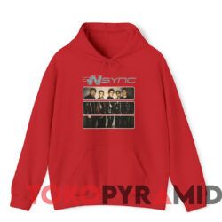 NSYNC 2001 PopOdyssey Tour Double-sided T-Shirt 3 Nsync 2001 Popodyssey Tour Double Sided T shirt Red Hoodie