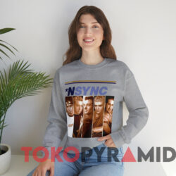 NSYNC Album Cover Boy Band T-Shirt 2 Nsync Album Cover Boy Band T shirt Grey Sweatshirt