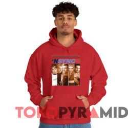 NSYNC Album Cover Boy Band T-Shirt 3 Nsync Album Cover Boy Band T shirt Red Hoodie