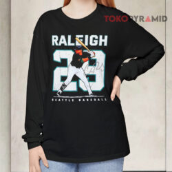 Number And Portrait Cal Raleigh Seattle Mariners Signature Shirt 4 Number And Portrait Cal Raleigh Seattle Mariners Signature Long sleeved