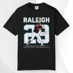 Number And Portrait Cal Raleigh Seattle Mariners Signature T shirt