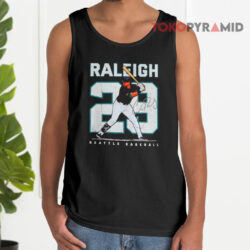 Number And Portrait Cal Raleigh Seattle Mariners Signature Shirt 2 Number And Portrait Cal Raleigh Seattle Mariners Signature Tank Top