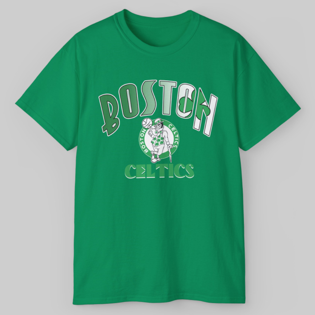 Nutmeg Boston Celtics Leprechaun T shirt Nutmeg Boston Celtics Leprechaun T shirt