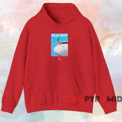 OVO Air Playboy T-shirt 2 OVO Air Playboy T shirt Red Hoodie