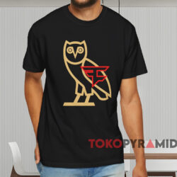 OVO Faze Clan OG Owl T Shirt Black T shirt