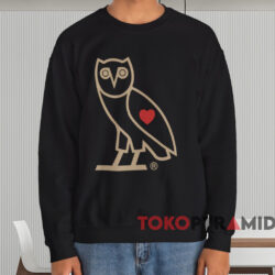 OVO Give Thanks OG Owl Tee Black Sweatshirt