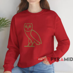 OVO Logo T-shirt 3 OVO Logo T shirt Red Sweatshirt