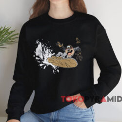 OVO Looney Tunes Tasmanian Devil Snowboard T shirt Black Sweatshirt