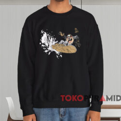 OVO Looney Tunes Tasmanian Devil Snowboard T shirt Black Sweatshirt