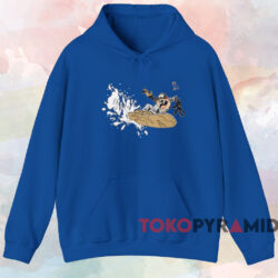 OVO Looney Tunes Tasmanian Devil Snowboard T shirt Blue Hoodie