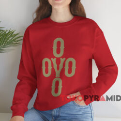 OVO Pom Pom T-shirt 3 OVO Pom Pom T shirt Red Sweatshirt